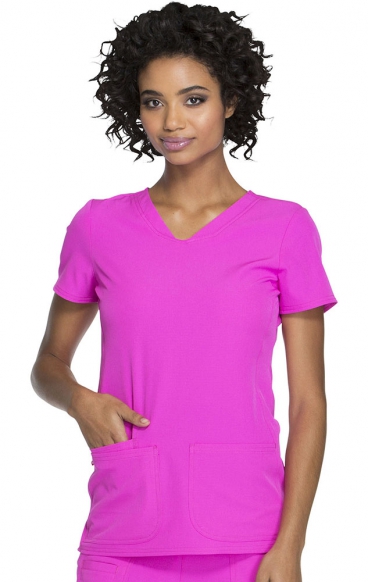 *FINAL SALE S 20710 Break on Through V-Neck 3 Pocket Top from HeartSoul