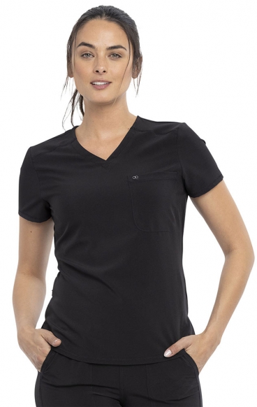 *FINAL SALE XS CKA690 Allura V-Neck Tuckable Top by Cherokee