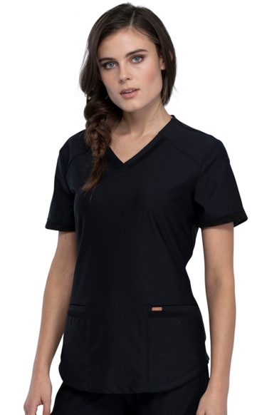 *FINAL SALE M CK840 V-Neck Top - Cherokee Form