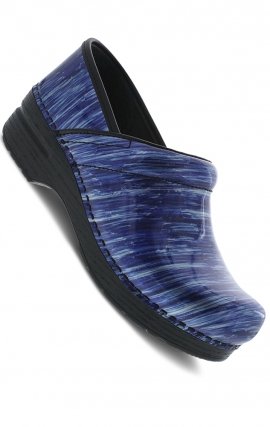 Professional Blue Water Patent Leather Clog by Dansko - Women's