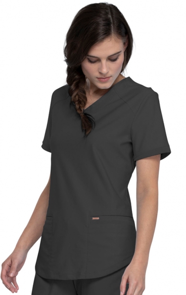 *FINAL SALE 2XL CK840 V-Neck Top - Cherokee Form