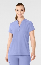 6734 RENEW Women's Mandarin Collar Scrub Top by WINK