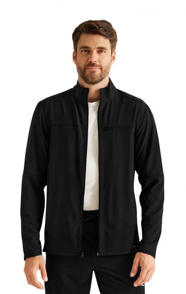 IP332A Inspira Flex Men's Zip Front Jacket IP332A Inspira Flex Men's Zip Front Jacket