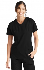 IP727A Inspira Flex V-Neck Top with 4 Pockets