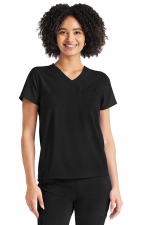 IP600A Inspira Flex Contemporary Tuckable V-Neck Top