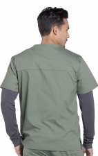 WW695 Workwear Professionals Men's 4 Pocket V-Neck Top by Cherokee