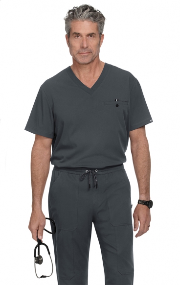 *FINAL SALE L 671 koi Next Gen On Call Men's One Pocket Scrub Top 