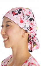 TF514 Tooniforms Unisex Bouffant Print Scrub Cap by Cherokee Uniforms - Sweet Mickey