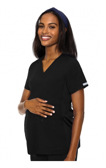 *FINAL SALE S MC628 Med Couture Touch Adjustable Maternity V-Neck Top