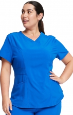 V-Neck Top - Cherokee Infinity - Antimicrobial