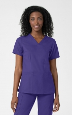 6122 WonderWink Thrive Women's Fitted 3 Pocket V-Neck Top