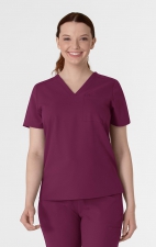 6222 WonderWink Thrive Women's V-Neck Tuck-In Top