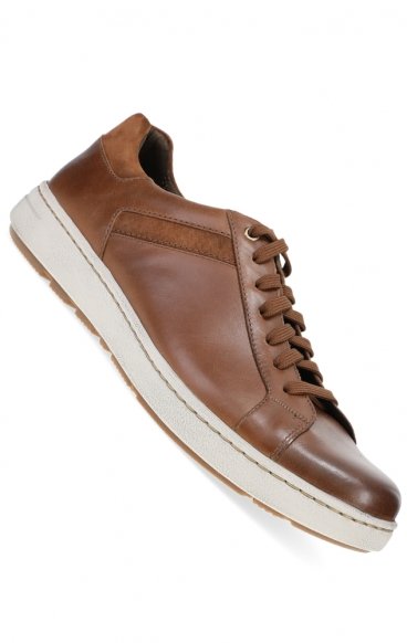 Trevor Tan Burnished Calf Slip Resistant Men's Sneaker by Dansko Trevor Tan Burnished Calf Slip Resistant Men's Sneaker by Dansko