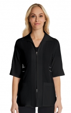 8802 Maevn SMART Half Sleeve Contrast Trim Jacket