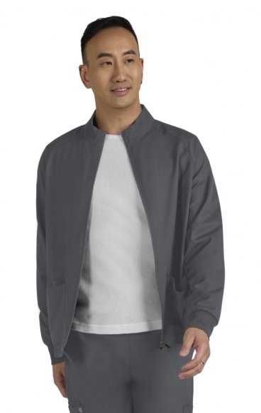 C401 Cureology Men's Alpha Zip Front Warm Up Jacket by koi