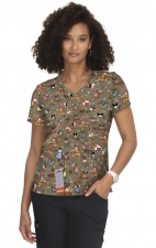 384PR koi Basics Leslie Print Top - Cozy Pooches