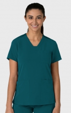 6132 Nova Flex-n-Reach 3 Pocket V-Neck Top by WINK