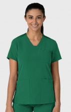 6132 Nova Flex-n-Reach 3 Pocket V-Neck Top by WINK