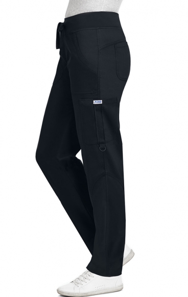 *FINAL SALE XS P5011-Petite Mentality Linda Yoga Waist Straight Leg Cargo Pant by Mobb