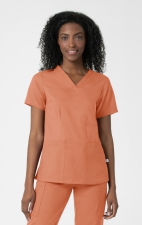 6122 WonderWink Thrive Women's Fitted 3 Pocket V-Neck Top