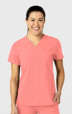 6045 W123 Women's Slim V-Neck Flex Top by Wink