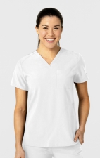 6045 W123 Women's Slim V-Neck Flex Top by Wink