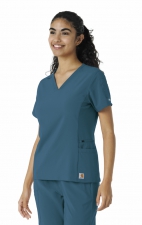 C13310 Carhartt Force Cross-Flex Knit Panel Scrub Top 