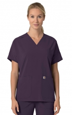 C13110 Carhartt Force Cross-Flex Women's Modern Oversized V-Neck Top