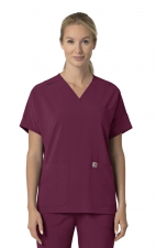 C13110 Carhartt Force Cross-Flex Women's Modern Oversized V-Neck Top