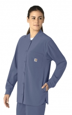 C82210 Carhartt Force Cross-Flex Women's Snap Front Shirt Jacket