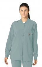 C82210 Carhartt Force Cross-Flex Women's Snap Front Shirt Jacket