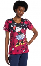 TF626 Tooniforms Modern Classic Fit 2 Pocket Print Top by Cherokee Uniforms - Mighty Minnie