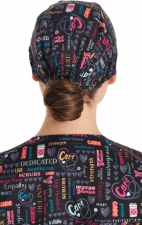 CK513 Unisex Print Scrub Cap with Snap Tabs for Mark by Cherokee - Nurse Power