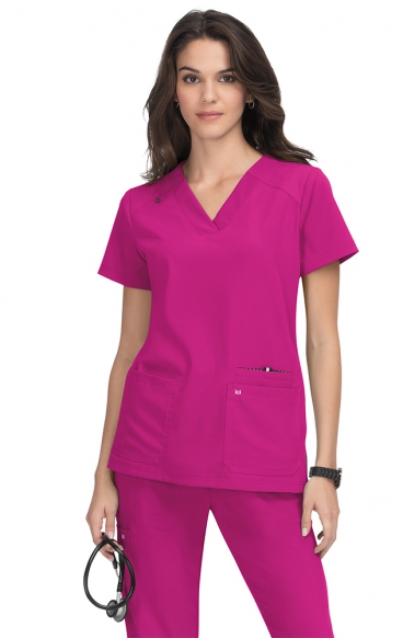 *FINAL SALE XL 1019 koi Next Gen Hustle and Heart 3 Pocket Scrub Top