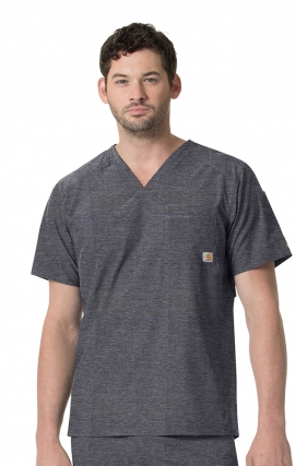 C15106 Carhartt Liberty Men's Slim Fit V-Neck Scrub Top