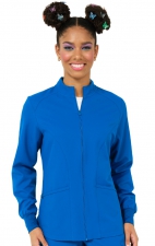 2056 Studio Comfort Zip Front Warm Up Jacket by Zavaté