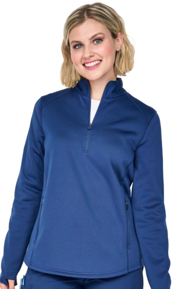 2042 Ava Therese Half Zip Fleece Pullover by Zavaté