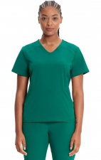 IN620A GNR8 Contemporary V-Neck Top with Kangaroo Pocket by Infinity