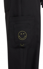 S701 Smiley World Jubilant Relaxed Adjustable Hem Pant by koi