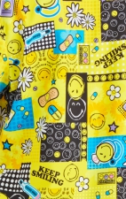 S102PR Smiley World Adoring Print Top by koi - Keep Smiling