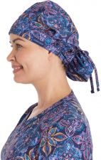 CK514 Unisex Bouffant Print Scrub Cap by Cherokee - One In A Medallion