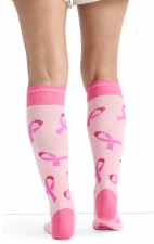 Print Support BCA Fight Women's Graduated Medium Support Compression Socks by Cherokee