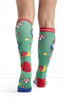 Print Support My Gnomies Women's Graduated Medium Support Compression Socks by Cherokee