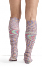 LX Support Celestial Space Unisex Medium Compression Knee High Socks with Arch Support by Cherokee