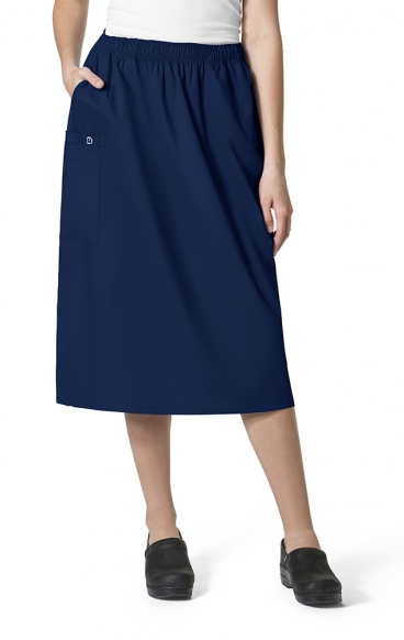 *FINAL SALE S 701 WORK Pull On Cargo Scrub Skirt by WINK