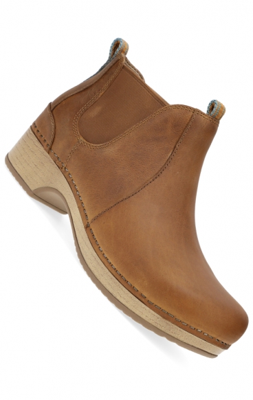 Becka Tan Oiled Pull Up Boot by Dansko