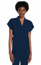 CK758A Atmos V-Neck Tuckable Top with Chest Pocket by Cherokee