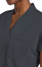 CK758A Atmos V-Neck Tuckable Top with Chest Pocket by Cherokee