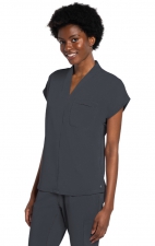 CK758A Atmos V-Neck Tuckable Top with Chest Pocket by Cherokee