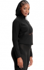 IN326 Kinetic Mesh Zip Front Crop Jacket by Infinity